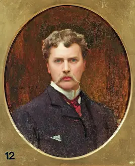 Portraits Prints: Marcus Stone, Self Portrait, 1883. Creator: Marcus Stone