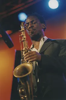 Low Angle View Prints: Marcus Strickland, North Sea Jazz Festival, Netherlands, 2006. Creator: Brian Foskett