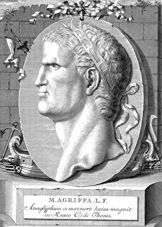 Marcus Vipsanius Agrippa (63-12 BC), Roman statesman and naval and military commander Marcus Vipsanius Agrippa (63-12 BC), Roman statesman and naval and military commander