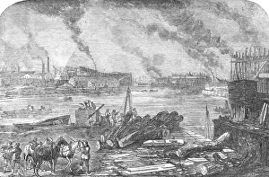 Raw Materials Prints: Mare and Co.'s Iron Ship-Building Works
