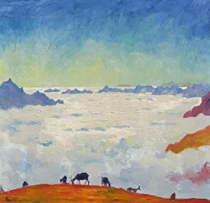 Daybreak Prints: Mare di Nebbia, 1921. Creator: Giacometti, Giovanni (1868-1933)