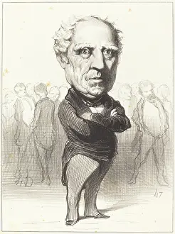 Evening Wear Prints: Marechal Bugeaud, 1849. Creator: Honore Daumier