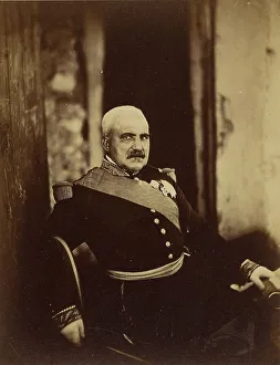 Crimea Ukraine Prints: Marechal Pelissier, 1855. Creator: Roger Fenton