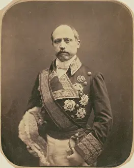 Bicorne Prints: Marechal Serrano, 1855-1859. Creator: Nadar