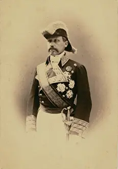 Bicorne Prints: Marechal Serrano, 1855-1859. Creator: Nadar