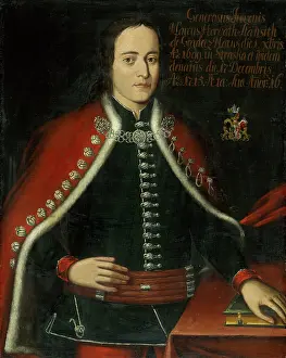 1710s Prints: Marek Horvath-Stancic in Zeman Costume as a 16-Year-Old, 1715. Creator: Unknown