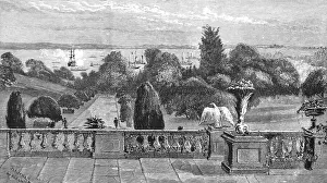 Flagship Prints: The Marengo Saluting HM The Queen off Osborne