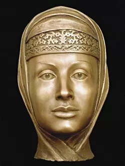 Marfa Vasilyevna Sobakina (1552?1571), the third wife of Ivan the Terrible (Forensic facial reconstr Artist: Nikitin)