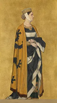 Albert De Vriendt Prints: Margaret of Flanders, Daughter of Baldwin of Constantinople
