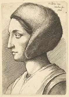 Margaret Giggs, 1648. Creator: Wenceslaus Hollar