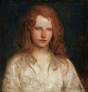 Abbott Henderson Thayer Prints: Margaret McKittrick, about 1903. Creator: Abbott Handerson Thayer