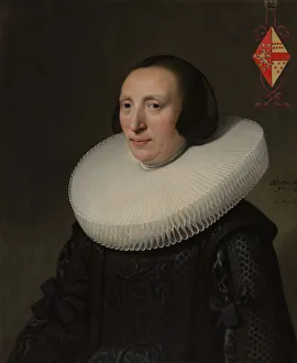 Michiel Janszoon Van Mierevelt Prints: Margaretha van Clootwijk (born about 1580 / 81, died 1662), Wife of Jacob van Dalen, 1639