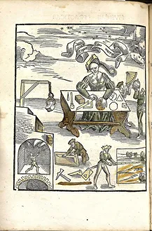 Natural Philosophy Gallery: Margarita Philosophica. Geometry, 1504. Artist: Reisch, Gregor (1467-1525)