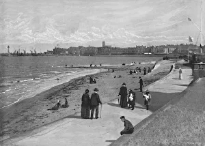 Margate, from Royal Crescent, c1896. Artist: Chester Vaughan