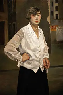Neue Sachlichkeit Prints: Margot, 1924. Creator: Schlichter, Rudolf (1890-1955)