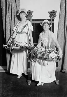 Headdresses Prints: Marguerite Allen and May P. Todd, between c1910 and c1915. Creator: Bain News Service