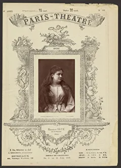 Franck Prints: Marguerite Baux, 1876. Creator: Franck