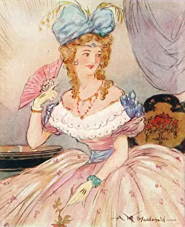 Marguerite, Countess of Blessington (1789-1849) Irish novelist, 1937. Artist: Alexander K MacDonald Marguerite, Countess of Blessington (1789-1849) Irish novelist, 1937. Artist: Alexander K MacDonald