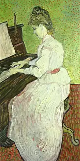 1890 Prints: Marguerite Gachet at the Piano, 1890. Creator: Vincent van Gogh