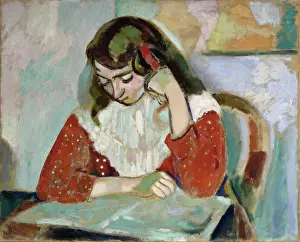 Matisse Prints: Marguerite lisant, 1906. Creator: Matisse, Henri (1869-1954)