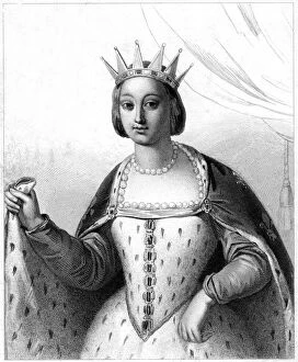 Provence Collection: Marguerite de Provence, Queen Consort of Louis IX of France
