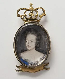 Latvia Prints: Maria Amalia (1653-1711), Princess of Courland, c17th century. Creator: David Le Clerc