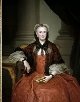 Mengs Gallery: Maria Amalia of Saxony (1724-1760), Queen of Spain, wife of Carlos III