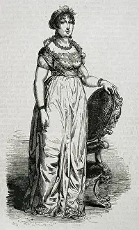 Maria Antonia of Naples and Sicily, (1784-1806), Princess of Asturias as the first wife of... 1853. Creator: Bernardo Rico