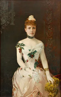 Maria Christina of Austria (1858-1929), Queen of Spain, 1888. Creator: Sorolla y Bastida