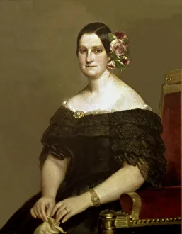 Images Dated 12th June 2013: Maria Cristina de Borbon-Dos Sicilias, portrait of 1841