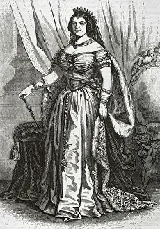 1853 Prints: Maria Cristina das Duas Sicilias, (1806-1878), 1853. Creator: Unknown