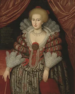 Pearl Earring Prints: Maria Eleonora, 1599-1655, Princess of Brandenburg