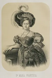 Maria Francisca of Braganza (1800-1834), Portuguese infanta of the House of Braganza... 1886. Creator: Unknown