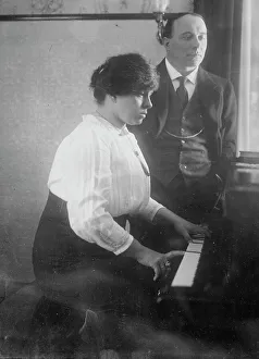 Mezzo Soprano Prints: Maria Gay & Zenatello, between c1910 and c1915. Creator: Bain News Service