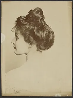 Franz Von Stuck Prints: Maria Heilbraumer, about 1900. Creator: Franz von Stuck