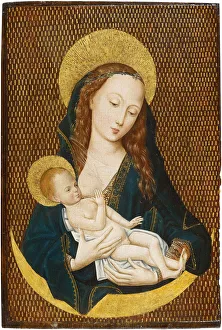 Maria lactans on a Crescent Moon, ca 1485. Artist: Master of the Magdalen Legend, (Workshop) Maria lactans on a Crescent Moon, ca 1485. Artist: Master of the Magdalen Legend, (Workshop)