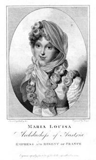 Images Dated 9th December 2006: Maria Louisa, Archduchess of Austria, 1813.Artist: Henri Meyer