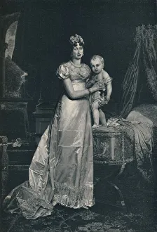 Charles J Prints: Maria Louisa and the King of Rome, 1812, (1896). Artist: Charles J. State