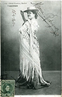 Alfonso Xiii Collection: Maria Rodriguez, Spanish actress, 1905