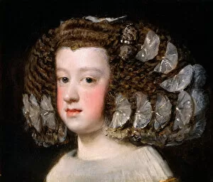 Diego De Silva Gallery: Maria Teresa (1638-1683), Infanta of Spain, 1651-54. Creator: Diego Velasquez