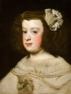 Diego Velazquez Gallery: Maria Teresa, Infanta of Spain, mid-17th century. Creator: Workshop of Diego Rodriguez