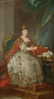 Maria Teresia, 1717-1780, German-Roman Empress Queen of Austria, c18th century. Creator: Anon