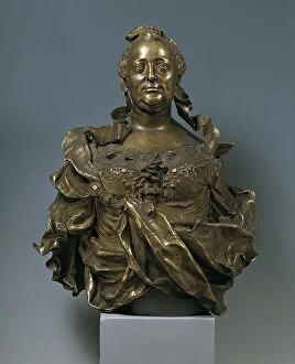 Ermine Collection: Maria Theresa, around 1760. Creators: Franz Xaver Messerschmidt, Maria Theresa