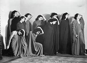 Maria Theresa Duncan and dancers, between 1911 and 1942. Creator: Arnold Genthe