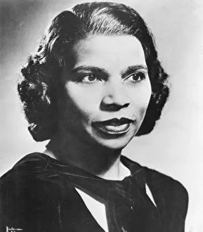 Contralto Prints: Marian Anderson (1899-1993), American contralto