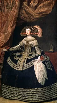 Silva Collection: Mariana of Austria (1634-1696), Queen of Spain, wife of Felipe IV