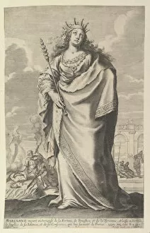 Bosse Abraham Collection: Marianne, 1647. Creators: Gilles Rousselet, Abraham Bosse