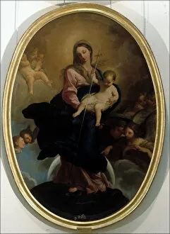 Cuadros Collection: Mariano Salvador Maella. Virgen Maria. Jesucristo