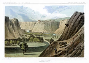Images Dated 17th November 2007: The Marias River, Montana, USA, 1856.Artist: John Mix Stanley