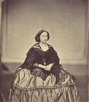 Antoine Franz Gallery: Marie Antoine, geb. Woes, 1850s-60s. Creator: Franz Antoine